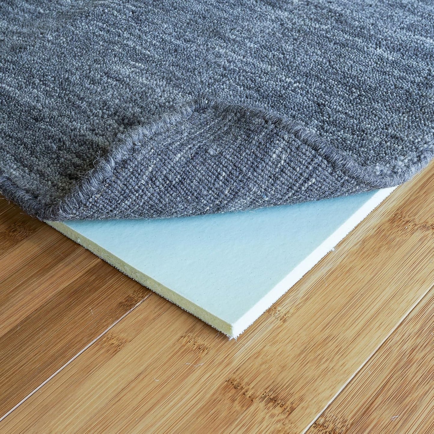 RUGPADUSA - Cloud Comfort Memory Foam - 6'x10' - 7/16" Thick - Luxurious Cushioned Rug Pad - Water Resistant