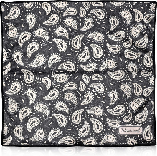 WESERWEF Design Microfiber Glasses Cleaning Cloth – Premium Cleaning Cloth for Eyeglasses, Screens, Tablets, Cameras & Lenses, 12" x 12", Ultra-Soft & Scratch-Free (Doodle)