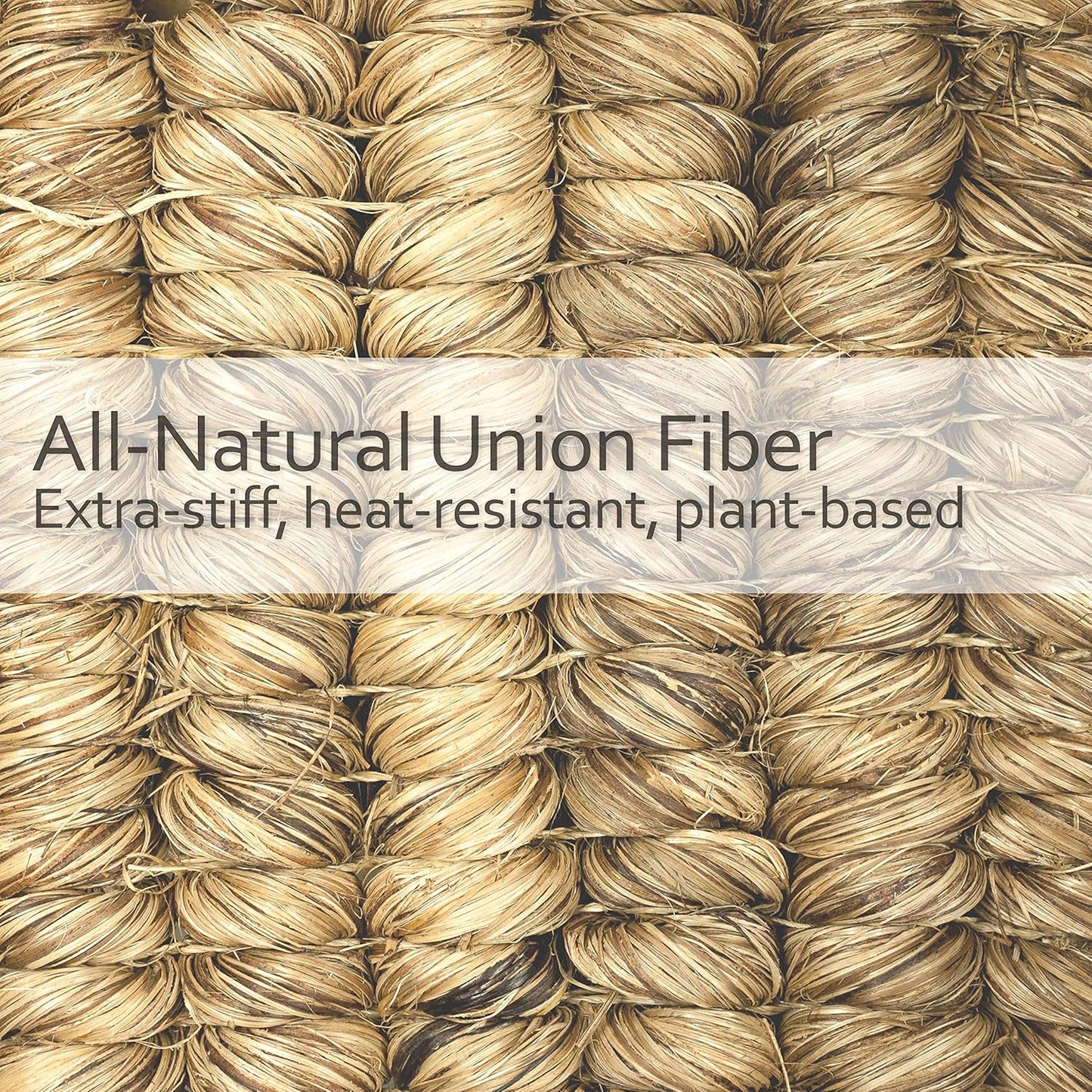 Redecker Union Fiber Scrub Brush with Oiled Beechwood Bow-Shaped Handle, 8-5/8-Inches